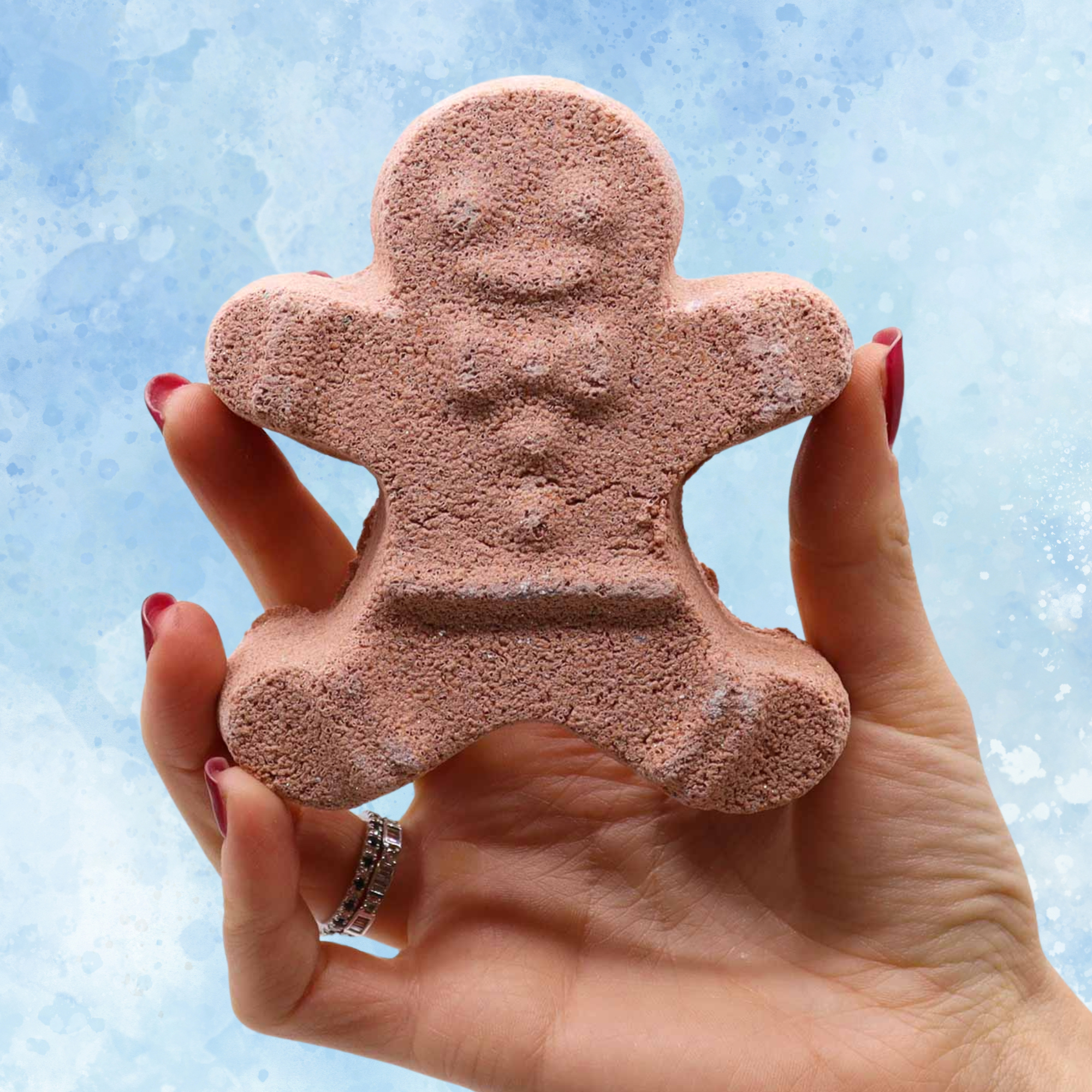 Gingerbread Man Bath Bomb