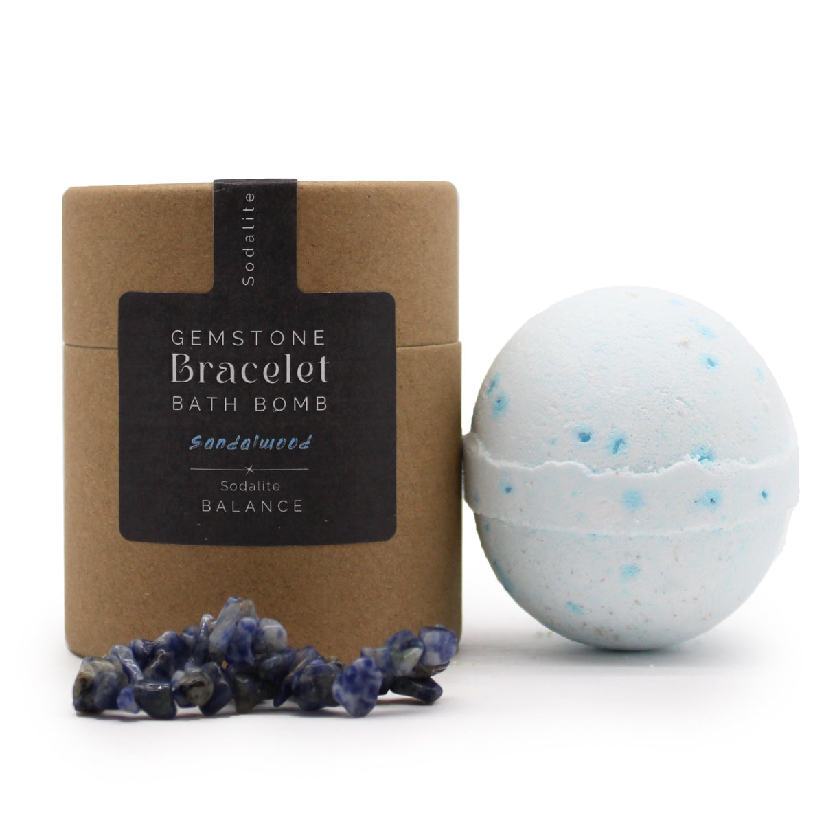 Jewellery Bath Bomb with Crystal Bracelet – Sodalite - Bella Forever