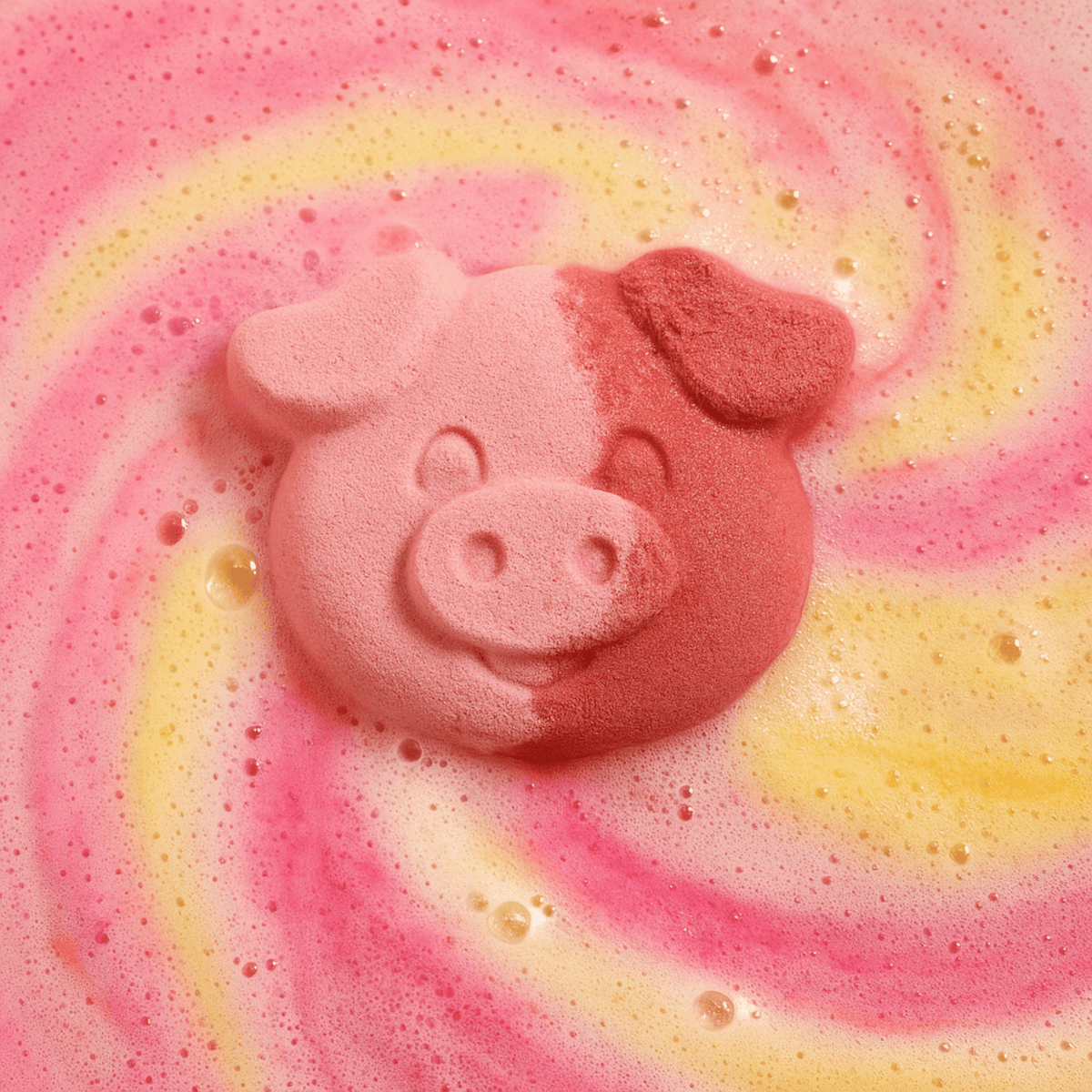 Kids Bath Bomb for Sensitive Skin – Piggy Fun Pink Fizzy - Bella Forever
