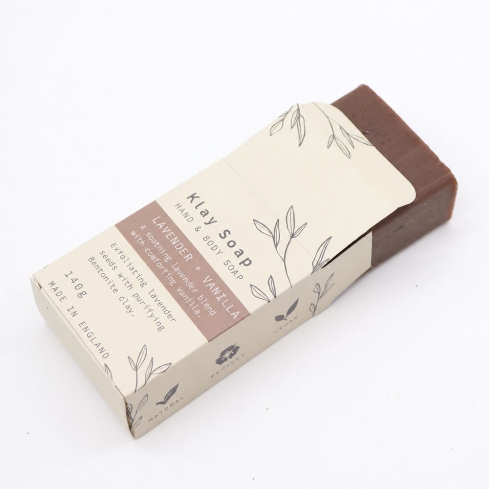 Lavender & Vanilla Clay Soap with Bentonite Clay - Bella Forever