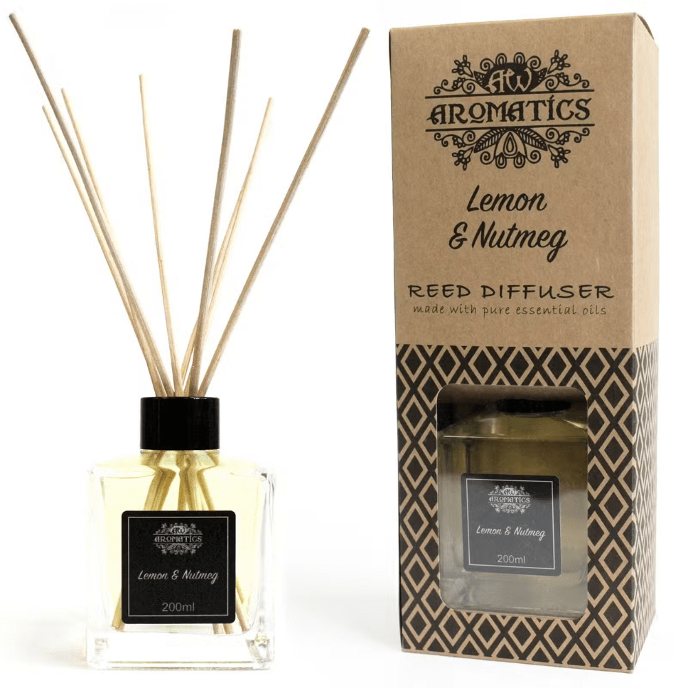 Lemon & Nutmeg Essential Oil Reed Diffuser - Bella Forever