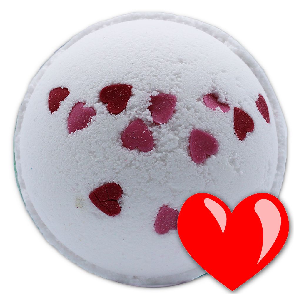 Love Hearts Bath Bomb - Wild Flowers - Bella Forever