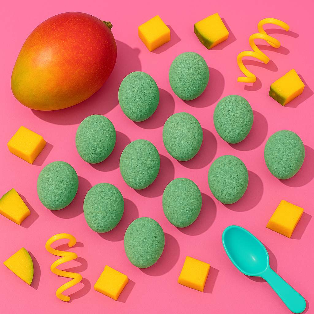 mango bath egg