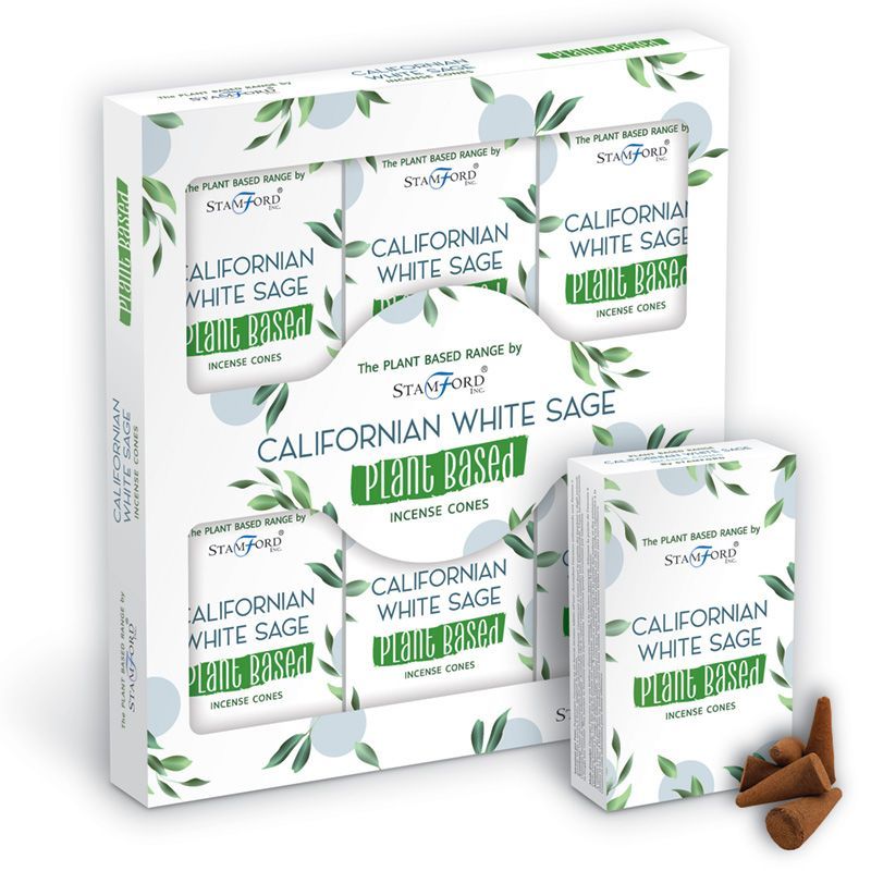 Plant Based Incense Cones - Californian White Sage - Bella Forever