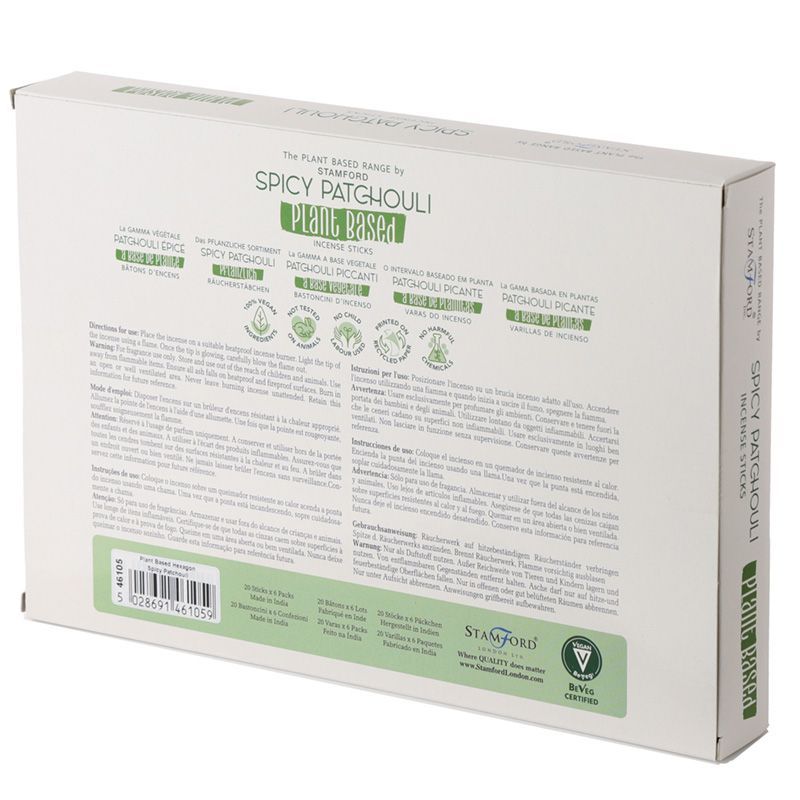 Plant Based Incense Sticks - Spicy Patchouli - Bella Forever