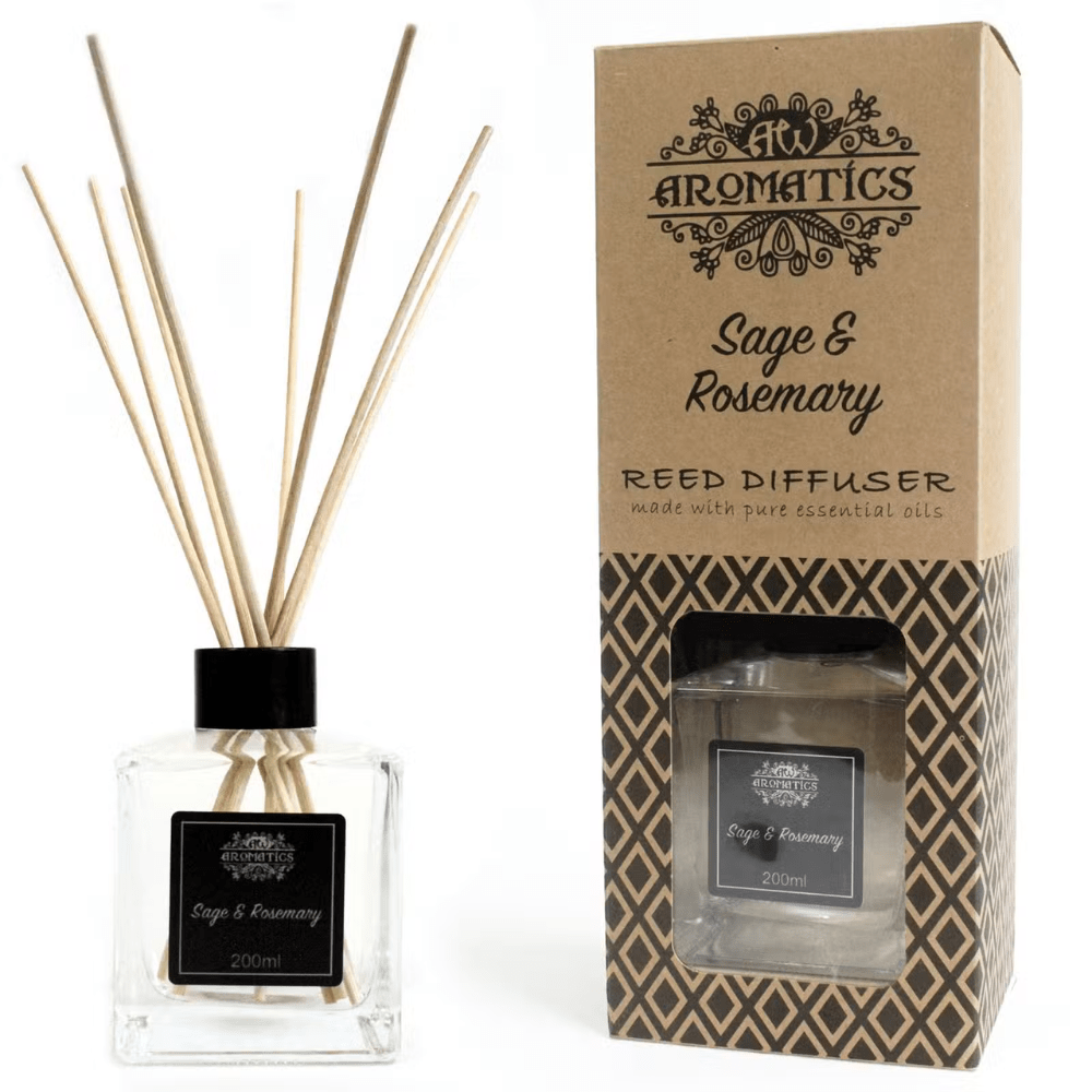 Sage & Rosemary Essential Oil Reed Diffuser - Bella Forever