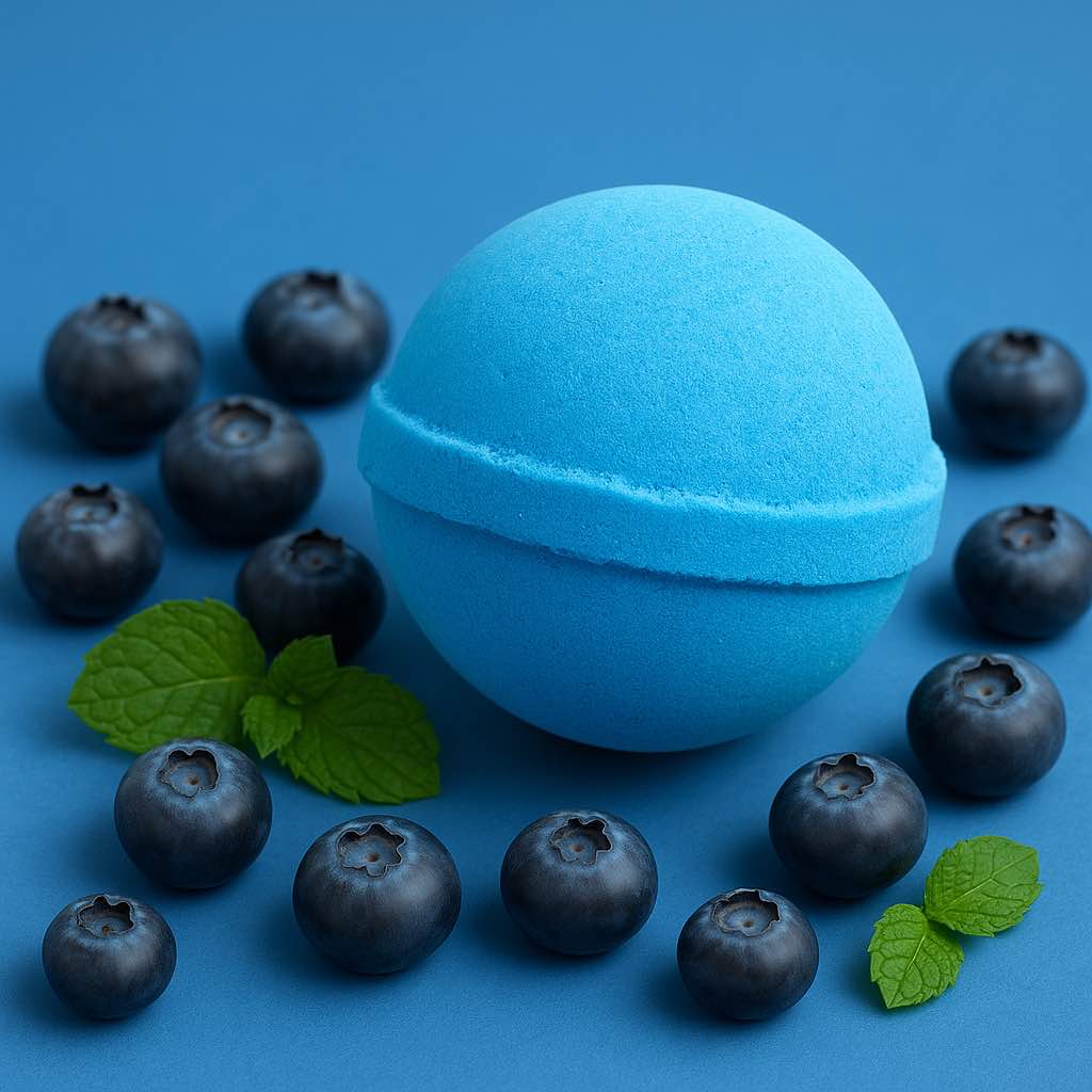 Set of 3 Blueberry Jumbo Bath Bombs - Bella Forever