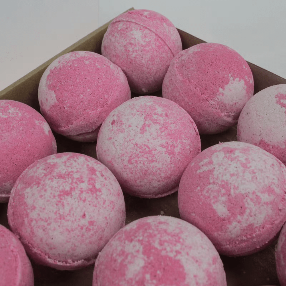 Set of 3 Bubblegum Jumbo Bath Bombs - Bella Forever