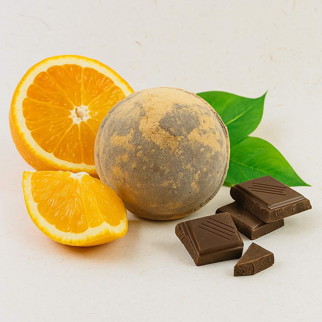 Set of 3 Chocolate & Orange Jumbo Bath Bombs - Bella Forever
