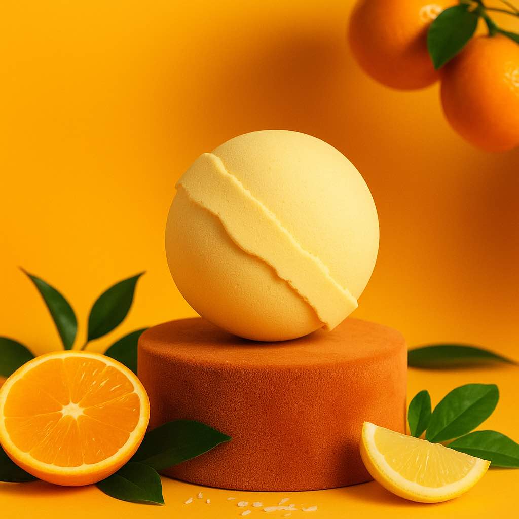 Set of 3 Citrus Crush Jumbo Bath Bombs - Bella Forever