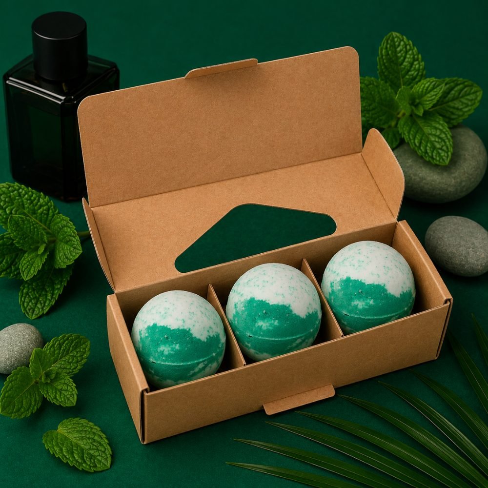 Set of 3 Five for Him Jumbo Bath Bombs - Bella Forever