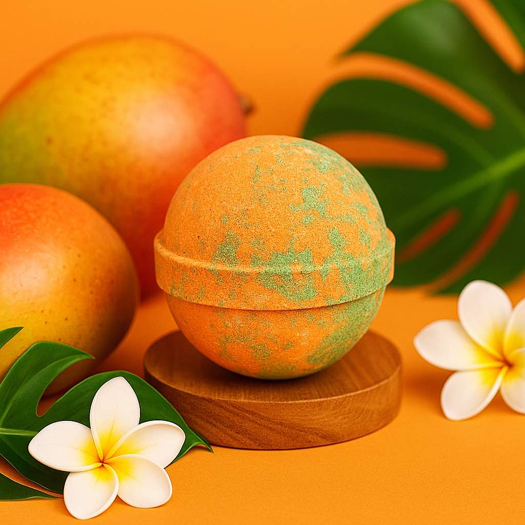 Set of 3 Hawaiian Mango Jumbo Bath Bombs - Bella Forever