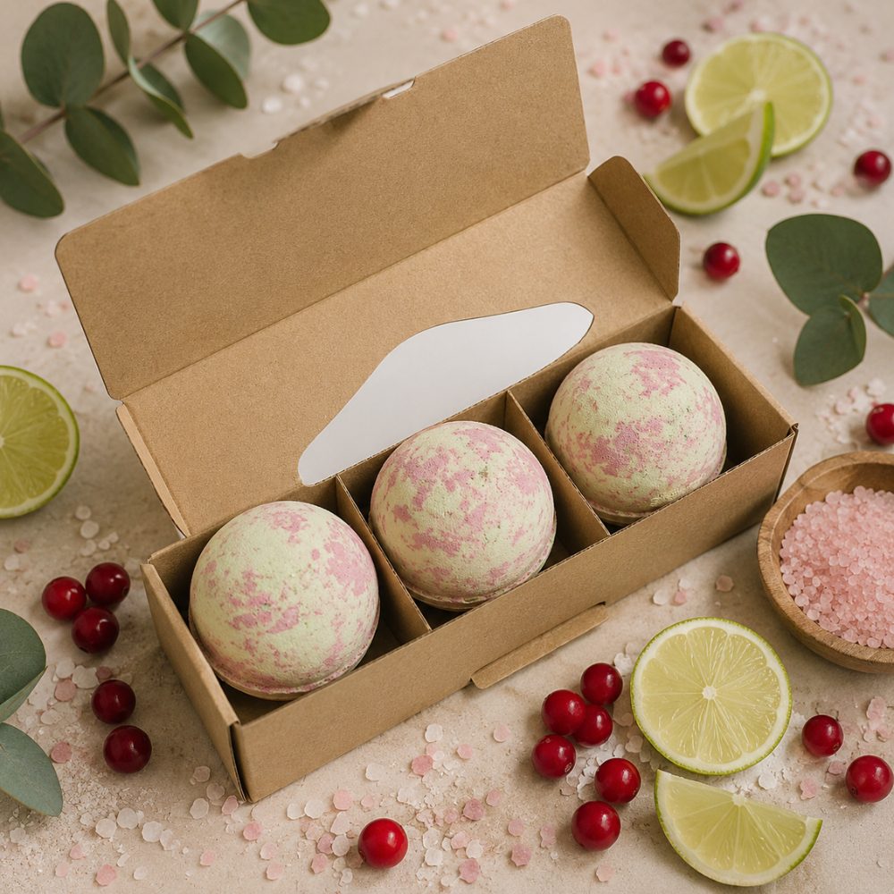 Set of 3 Retro Jumbo Bath Bombs - Bella Forever