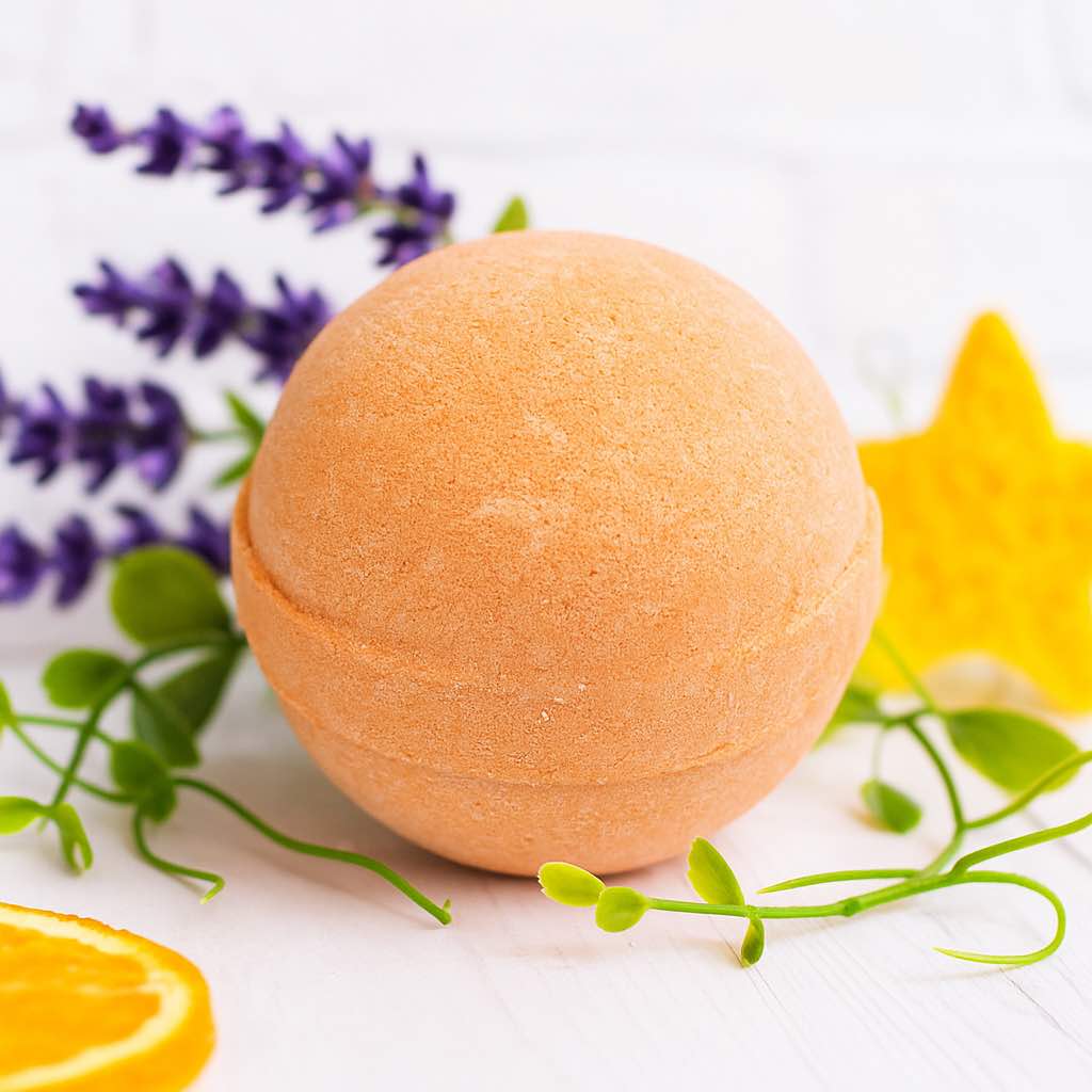 Set of 3 Tangerine & Grapefruit Jumbo Bath Bombs - Bella Forever