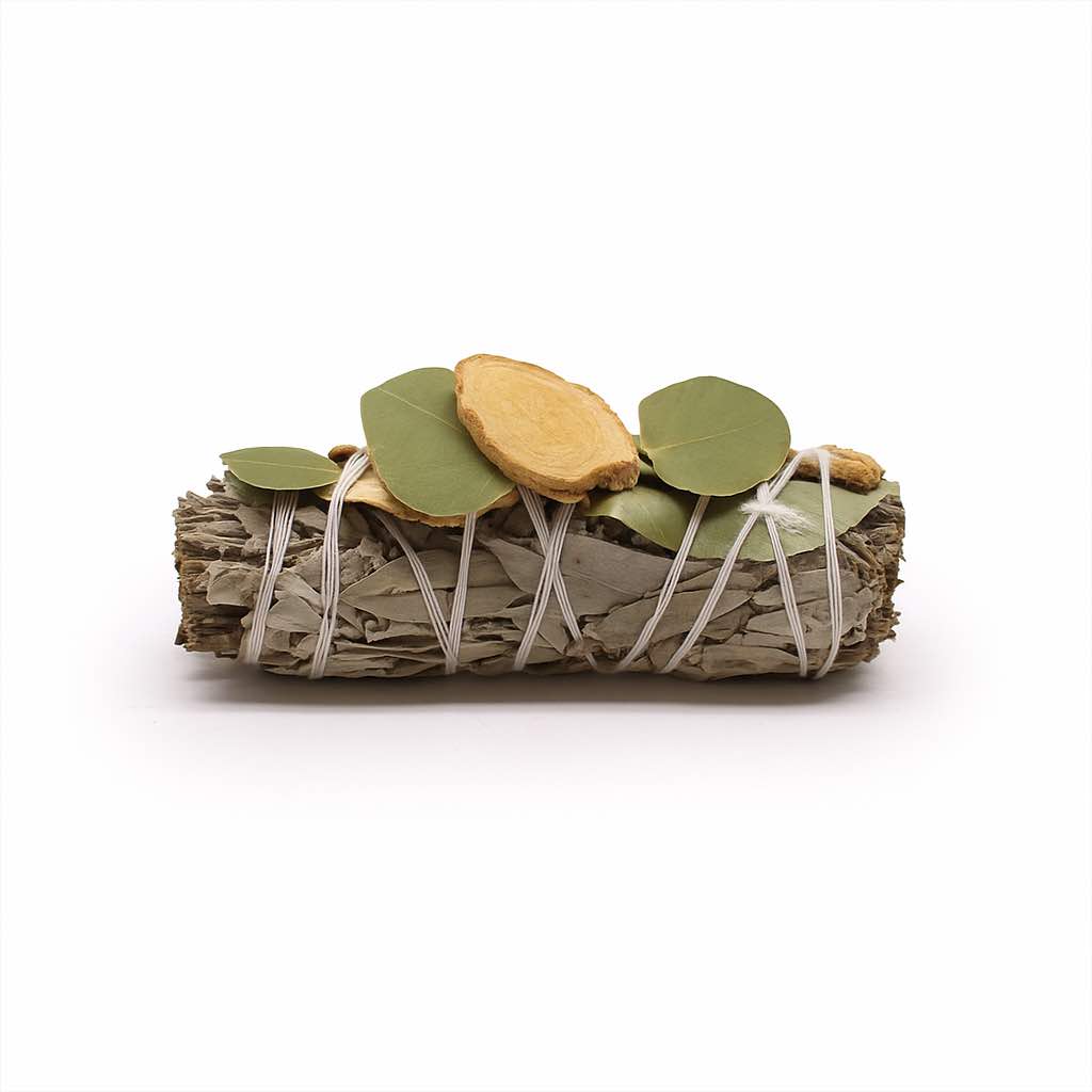 Smudge Stick - White Sage, Eucalyptus and Ginger - Bella Forever