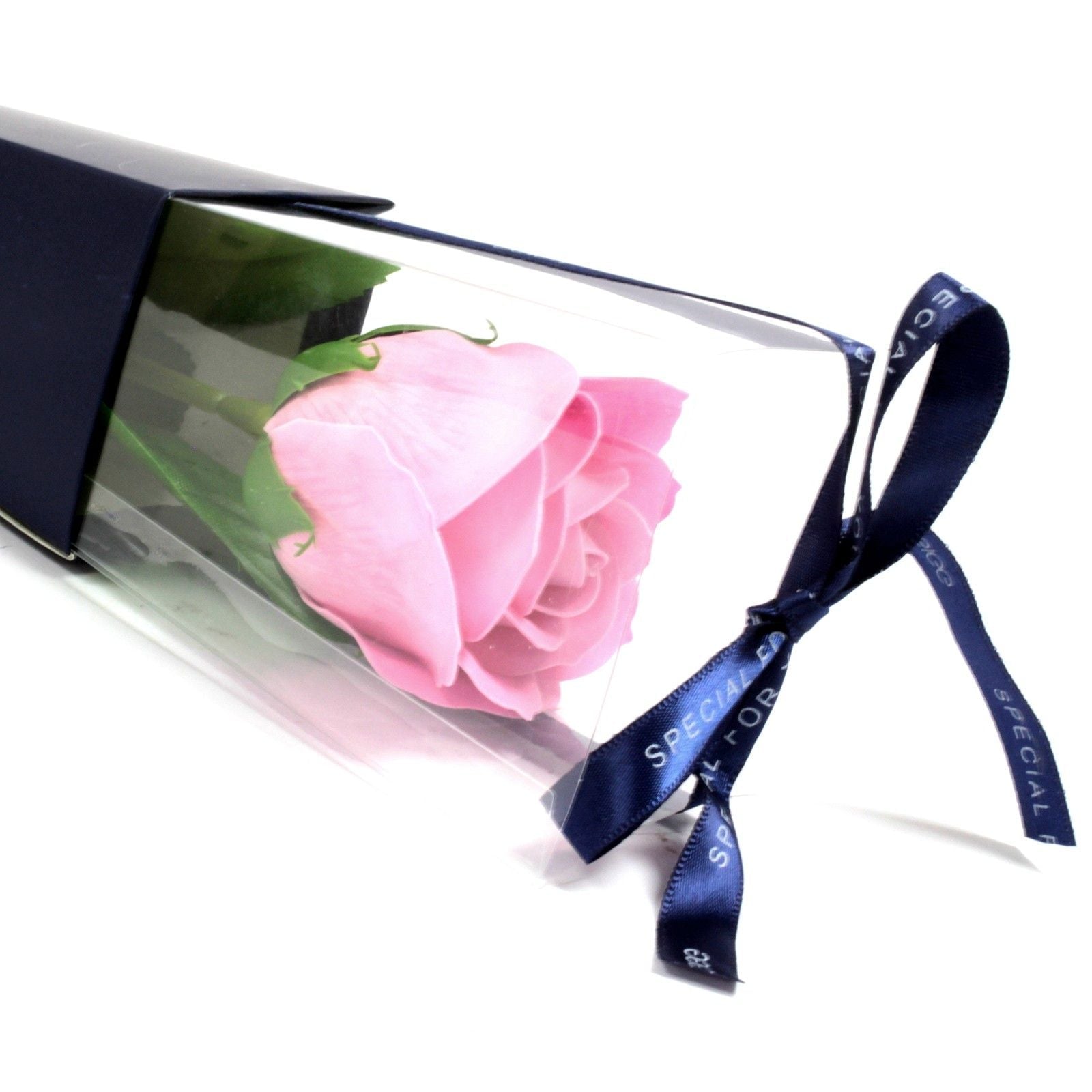 Soap Flower Single Rose – Pink Rose - Bella Forever