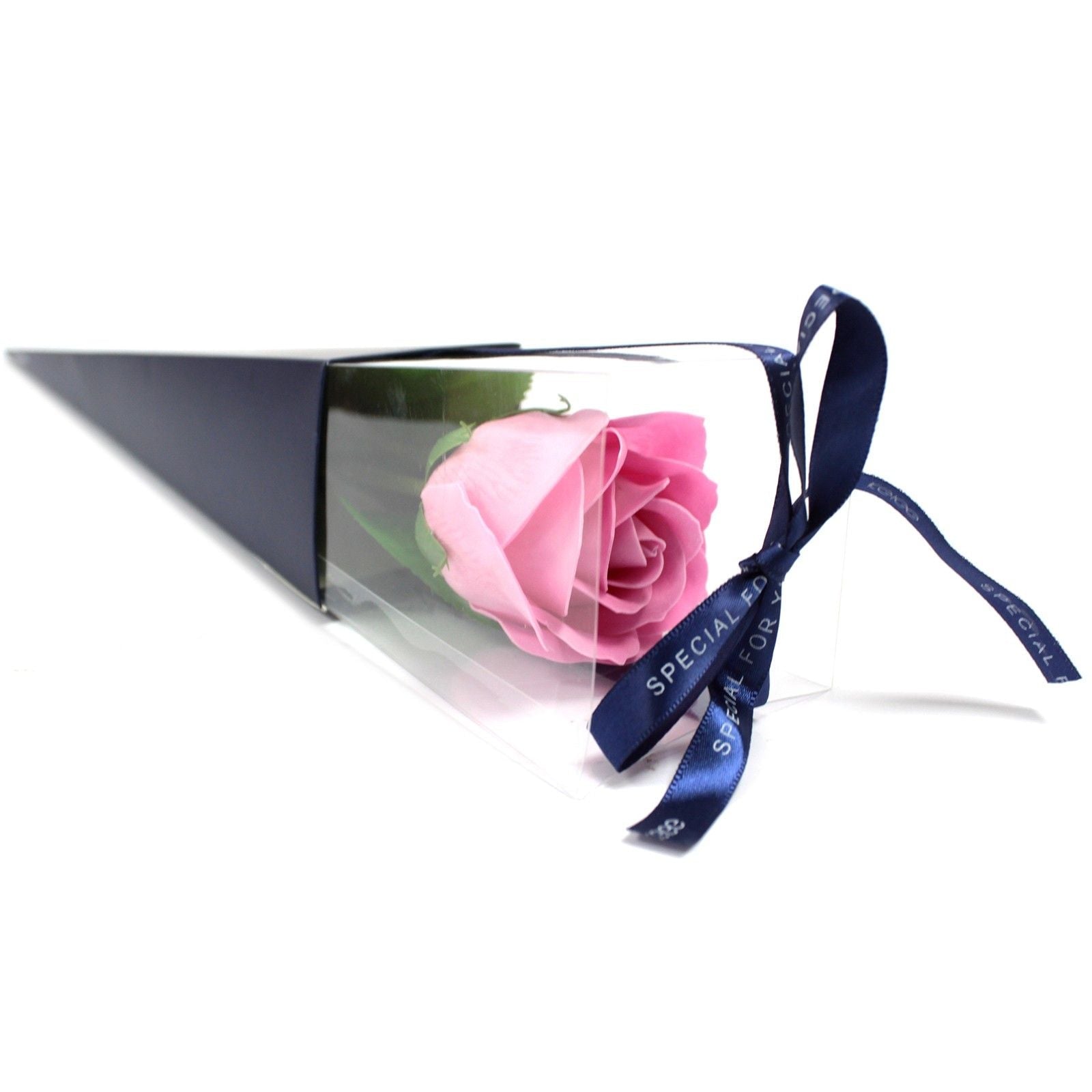 Soap Flower Single Rose – Pink Rose - Bella Forever