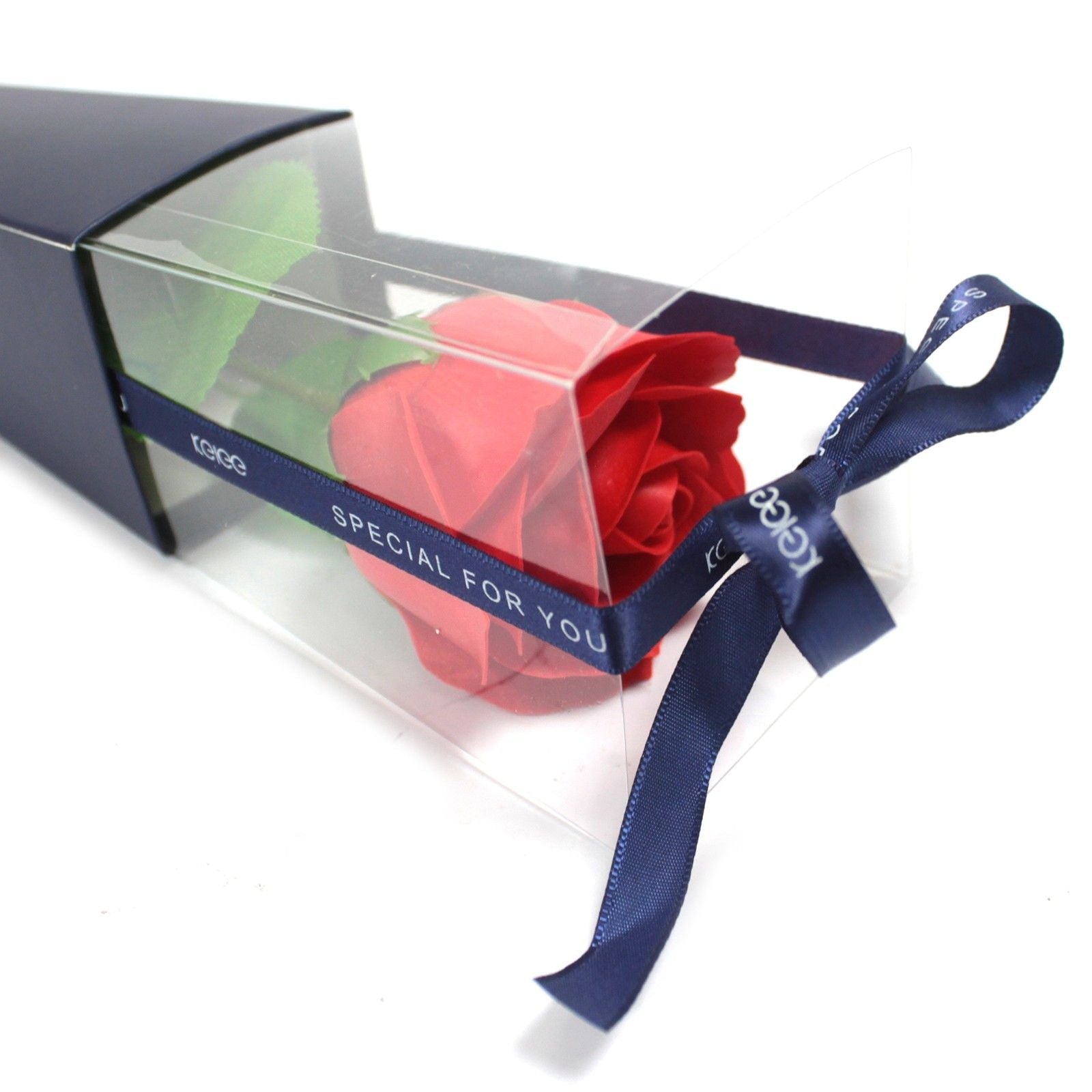 Soap Flower Single Rose – Red Rose - Bella Forever