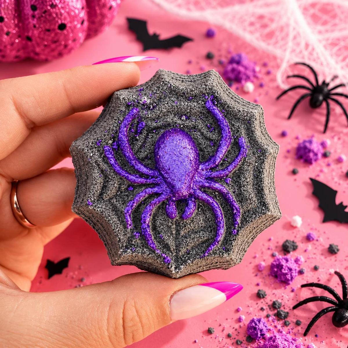 Spider Silk Soak | Halloween Bath Bomb