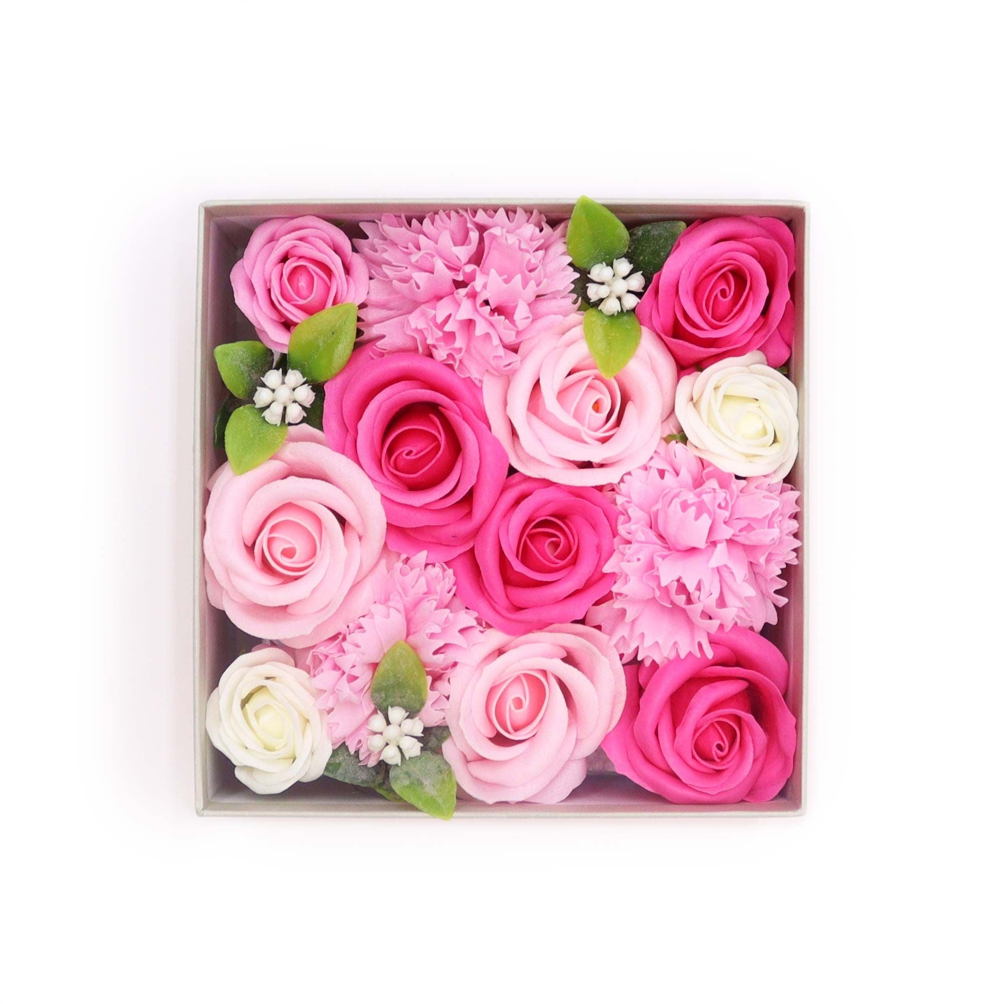 Square Soap Flower Gift Box - Pink Baby Blessings - Bella Forever