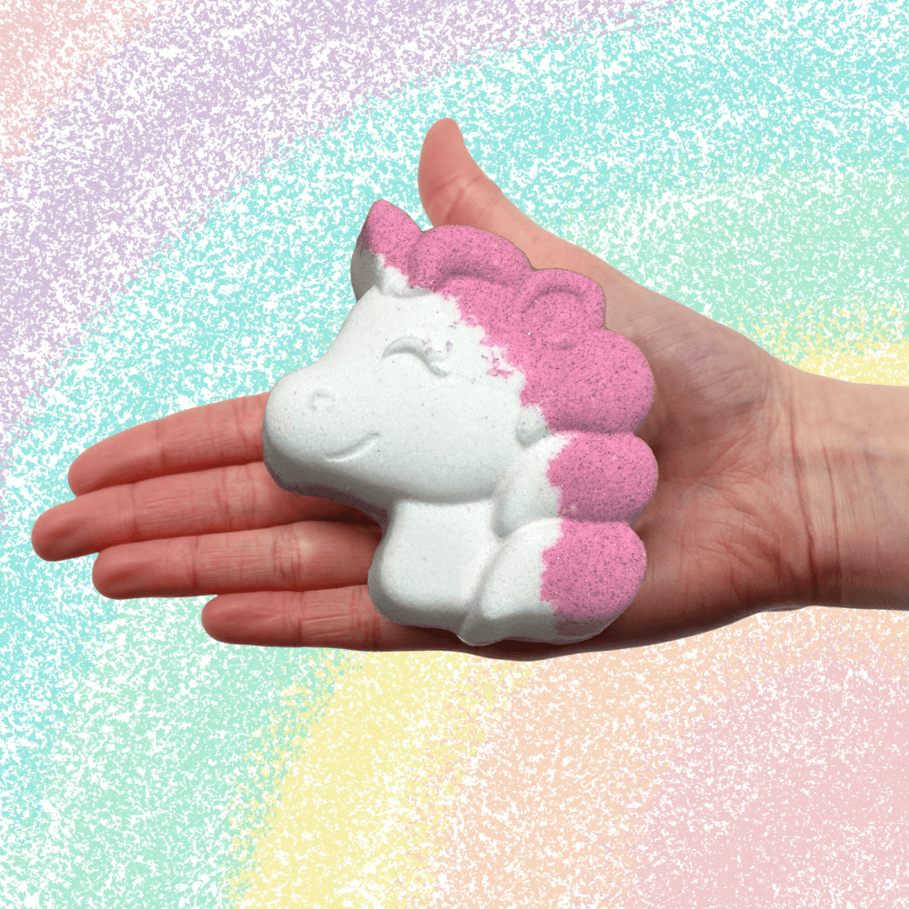 unicorn bath fizz