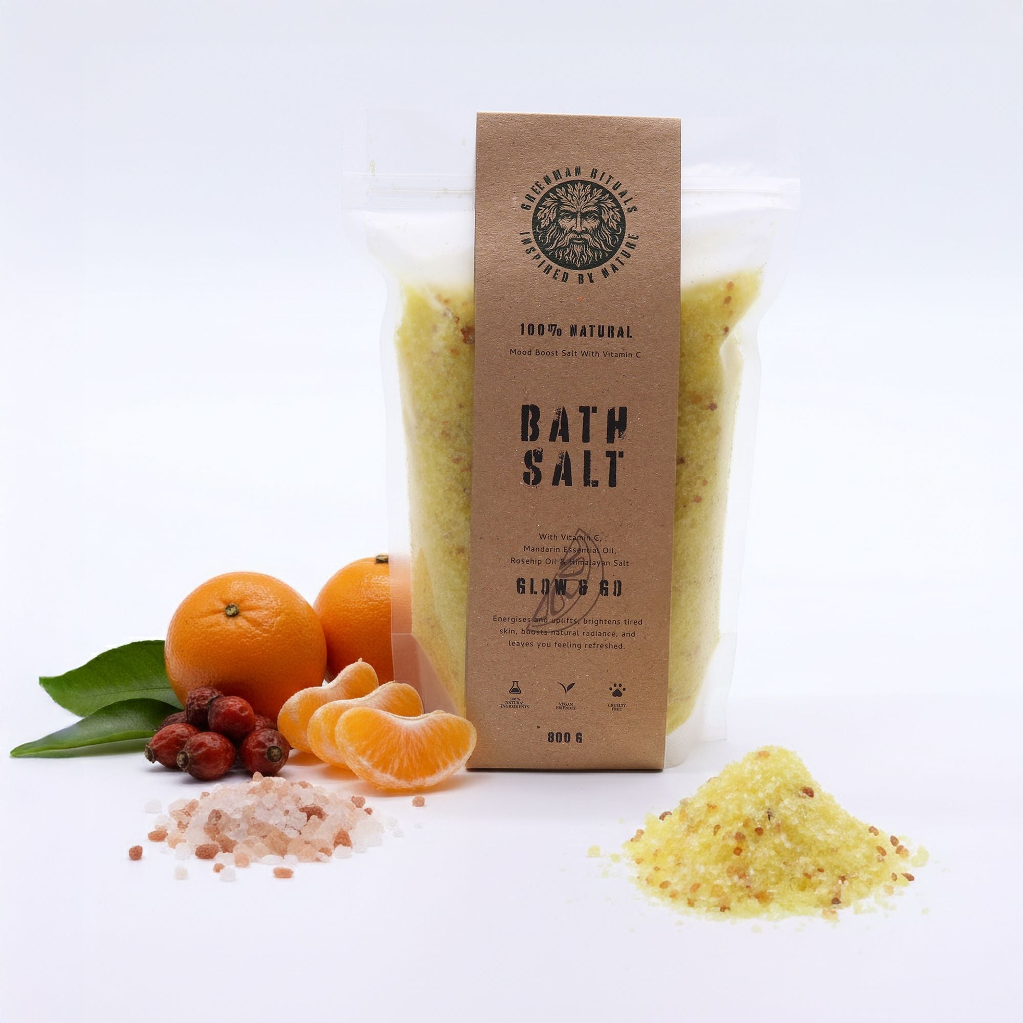 Vitamin C & Mandarin Epsom Bath Salts – Glow & Go - Bella Forever