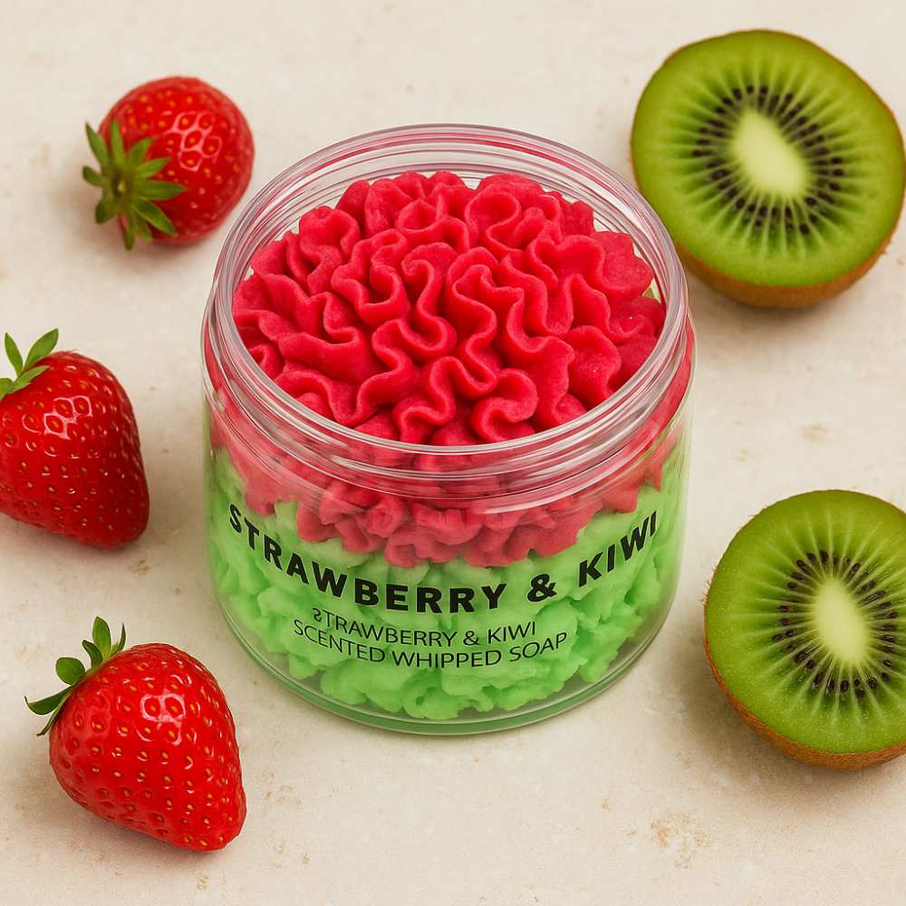 Whipped Body Soap - Strawberry & Kiwi - Bella Forever