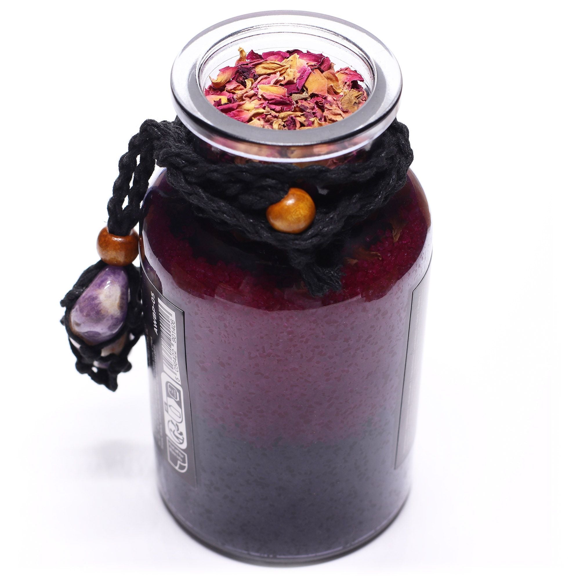 Witch Bath Spell Potion & Amethyst Crystal Amulet - Seduction