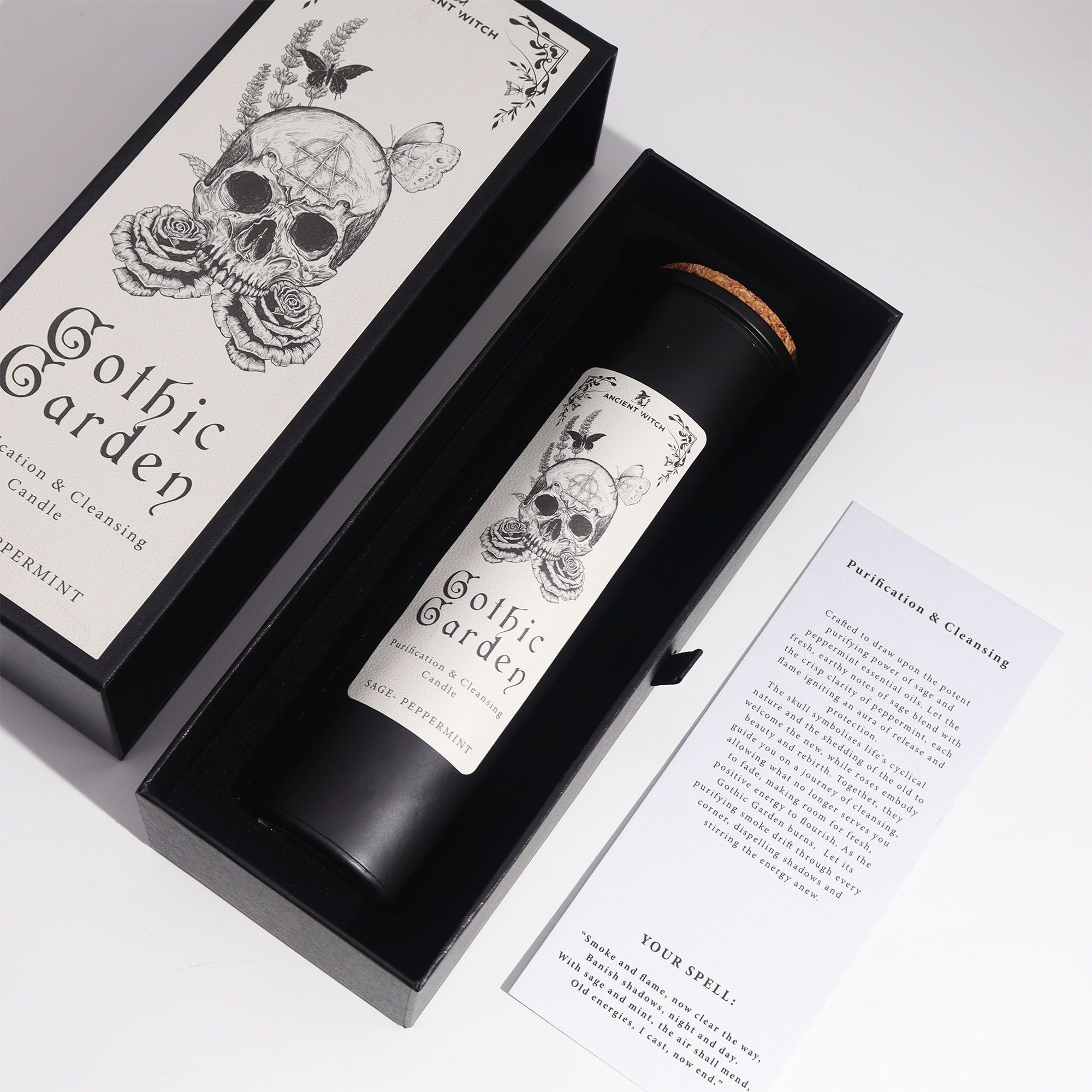 Witch Ritual Candles - Gothic Garden