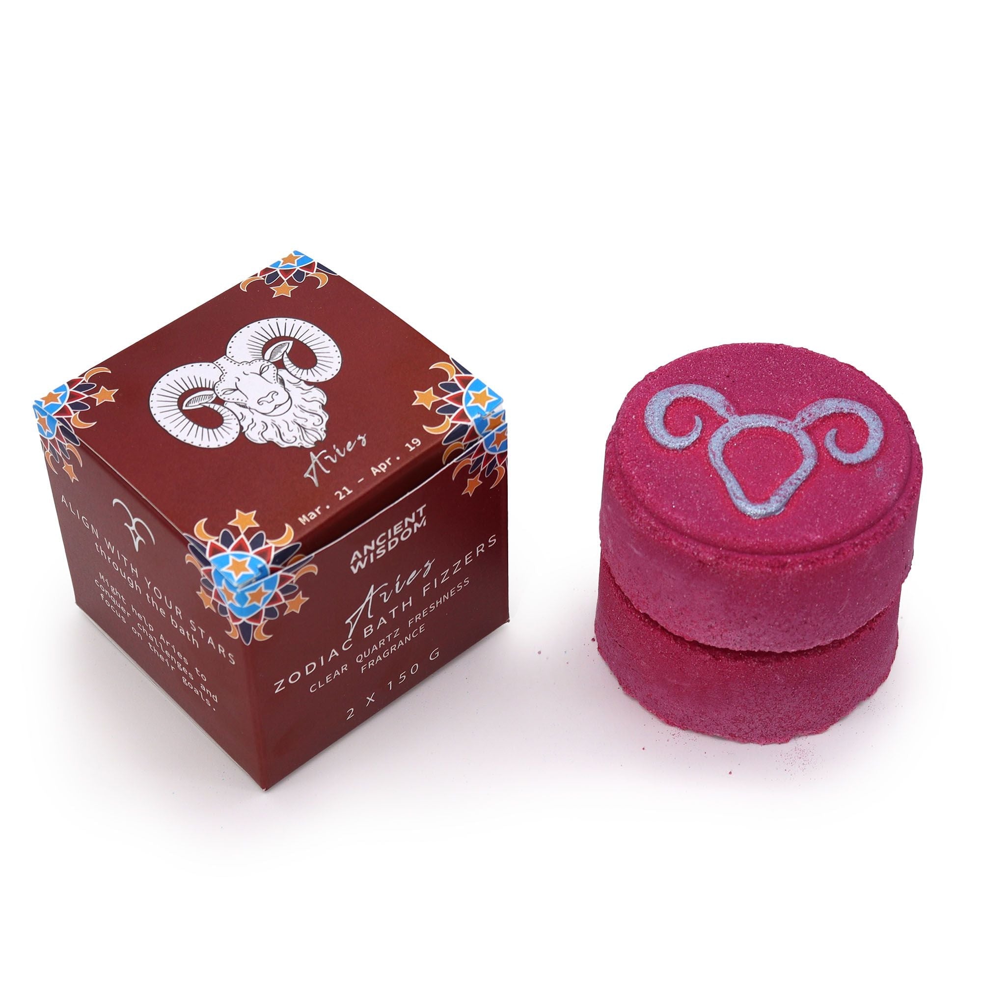 Zodiac Bath Fizzers with Horoscope - Aries