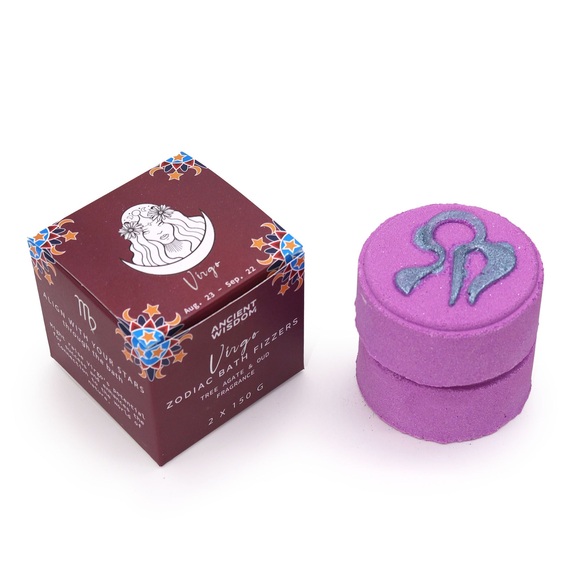 Zodiac Bath Fizzers with Horoscope - Virgo